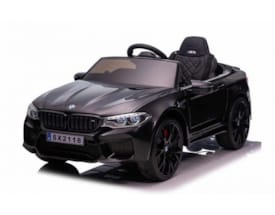 12V BMW M5  Kinder Elektro Auto schwarz