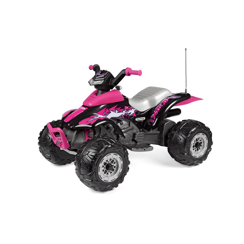 12V PEG PEREGO Corral T-Rex Elektro Quad 330W pink