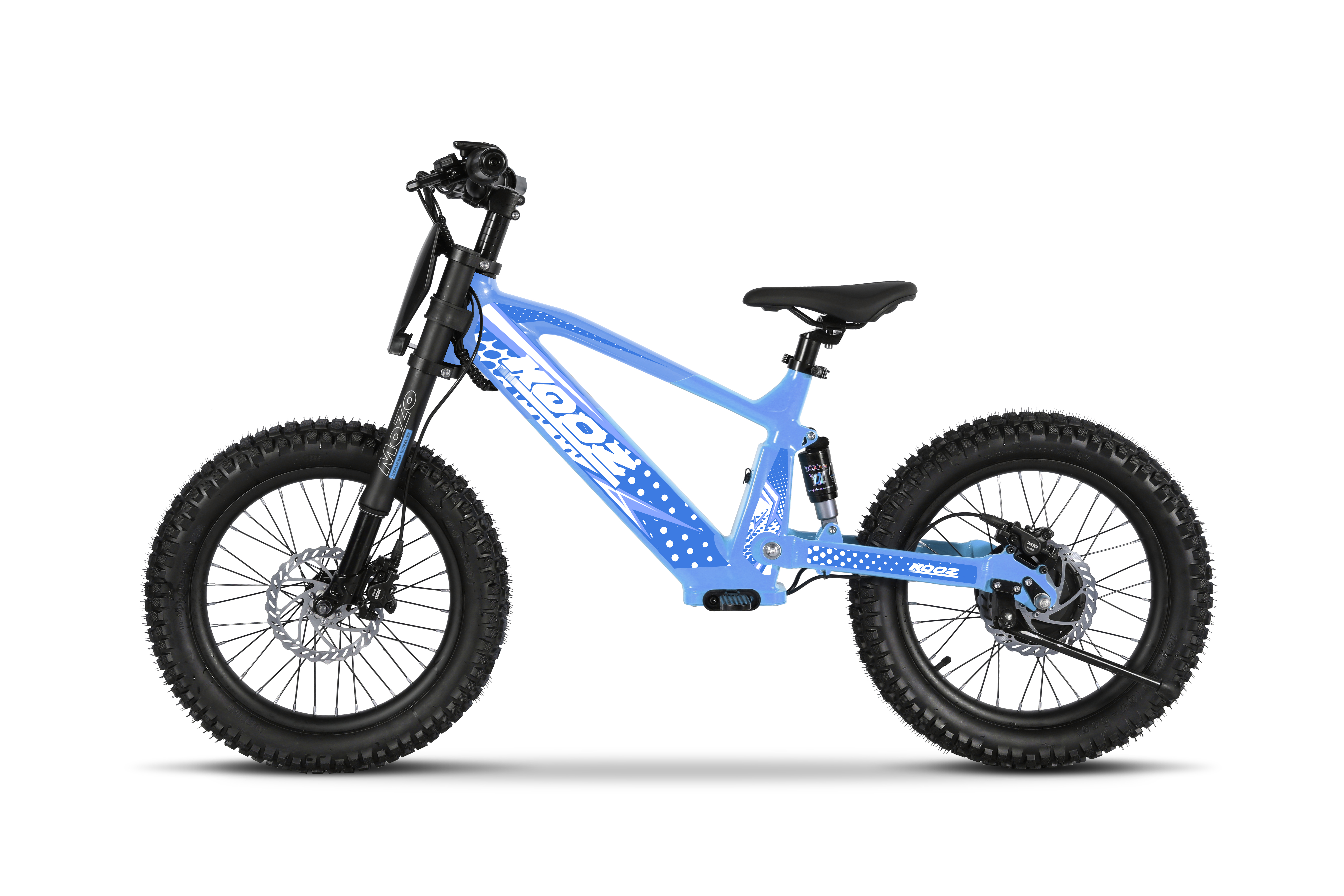 36V Elektro Kinder Luxus Laufrad 18 Zoll blau Balance Bike